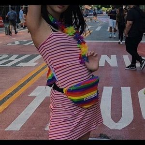 Colorful Striped Dress